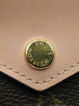 Louis Vuitton Zoé Wallet In Monogram Coated Canvas & Pink Leather Fw0926crdu