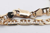 10k Yellow Gold Diamond Cut Mariner Chain Necklace 11.3g 20.5 Inch Eb0426pxzsa