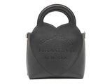 Tiffany & Co. Return To Tiffany Black Grained Leather Mini Tote Bag Fw1125rxzdu