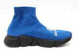 Balenciaga Speed 2.0 Blue Stretch Knit Sneakers Size 39 Eb1025lxzsa