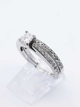 0.71 Cttw Diamond & 14k White Gold Bridal Set 5.4 Grams Size 8 Fw0725wrxdu