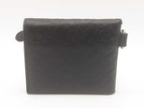 Burberry Monogram Trifold Embossed Black Wallet Sd0825lzxsa