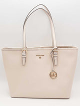 Michael Kors Jet Set Charm Md Carryall Tote Beige Aa0626rzsa