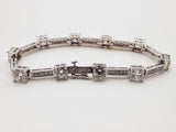 10.0 Cttw Lab Grown Diamonds 14k Wg 22.1g Tennis Bracelet 7.25 In Do0526ocrrde