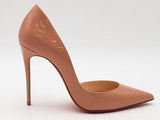 Christian Louboutin Iriza Patent Beige / Tan Size 35 Aa0826lzxsa