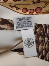 Hermès Index Palmarum 90cm Scarf In Multicolor Silk Twill Fw1026lxzdu