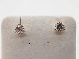 2.02 Cttw Lab Grown Diamonds 14k Yellow Gold 1.1g Stud Earrings Do0826poxde