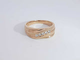 0.30 Cttw Diamond 14k Yellow Gold Ring 6.7 Grams Size 10.5 Aa0825wxzsa