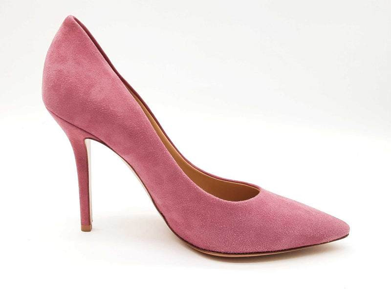 Salvatore Ferragamo Susi 100 Pink Suede Heels Size 8 Lh1223crde