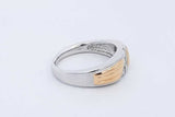 Platinum & 18k Yellow Gold Diamond Ring 13.1 Grams Size 11 Eb0526wcxde