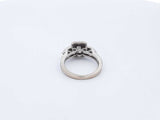 1.38 Cttw Diamond & 14k White Gold Ring 4.8 Grams Size 5.75 Fw1224ixzsa