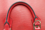 Louis Vuitton Red Textured Epi Leather Alma Top Handle Bag Eb0826wxzsa