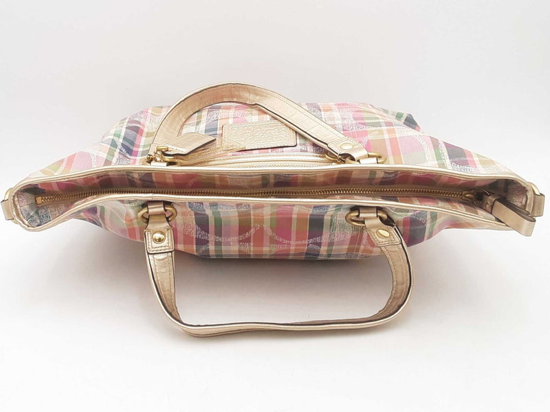 Coach Poppy Plaid Handbag Aa0725izsa