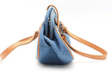 Christian Dior Embroidered Denim Satchel Bag Eb0225pxzsa