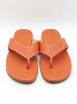 Hermès Thong Sandals In Orange H Leather Size 12 Fw0926rxzdu