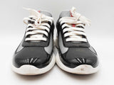 Prada Americas Cup Black And White Sneakers Size 9.5 Sd0626oezde