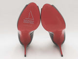 Christian Louboutin Lady Peep 150 Patent Black Size 37.5 Aa0726orzsa