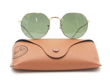Ray-ban Jack Gold-tone Sunglasses With Green Lenses Fw0926czdu