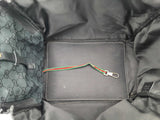 Gucci Black Gg Canvas Web Pet Tote Bag Do0525wxzde