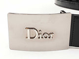 Christian Dior Admit It Corset Belt In Braid-laced Black Leather Fw1225lrzdu