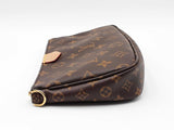 Louis Vuitton Pochette Accessoires In Monogram Canvas & Pink Strap Fw0326czxdu
