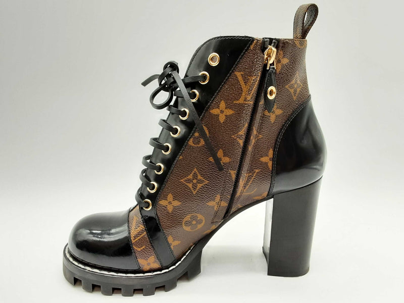 Louis Vuitton Star Trail Brown Monogram Ankle Boots Size Eu 40 Do0125ixzde