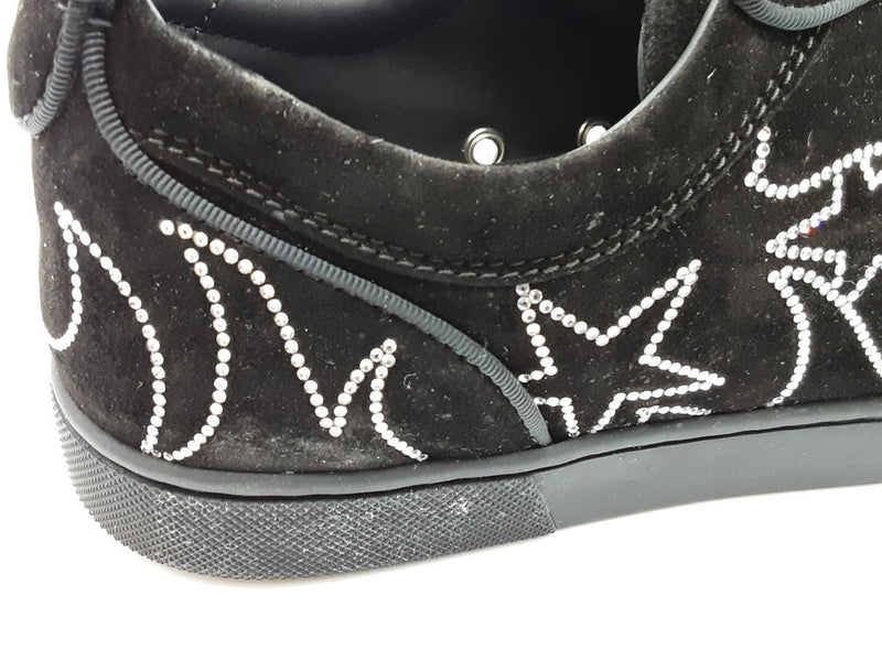 Christian Louboutin Giddy Viera Strass Black Suede Shoes Size Eu 40 Do0825oxzde