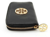 Tory Burch Black Leather Small Keychain Zipper Pouch Do0925rde