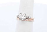 0.98cttw Diamond Ring In 14k Yellow Gold 3.8 Grams Size 5.25 Eb0126lpxzde