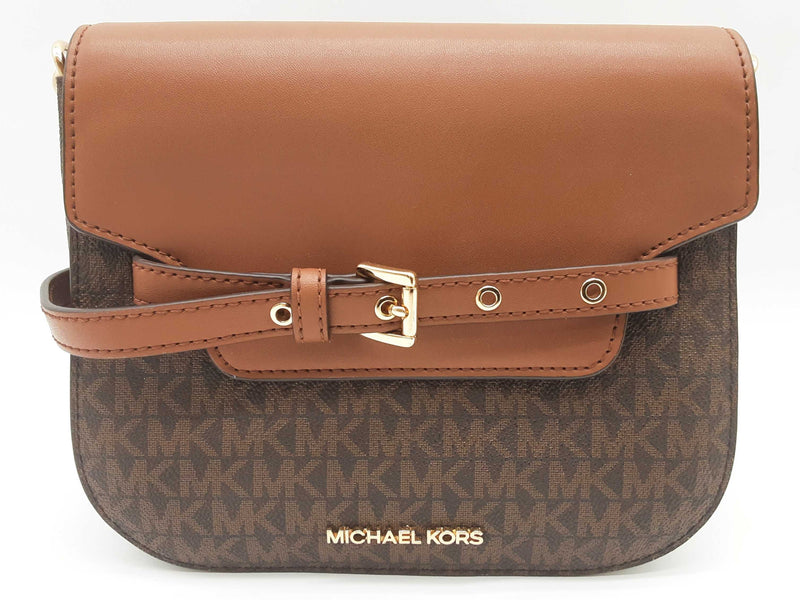 Michael Kors Emilia Brown Signature Crossbody Bag Do0425wrde