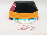Christian Louboutin Nylon Visor Bucket Hat Multi-color Size Large Aa0826lzxsa