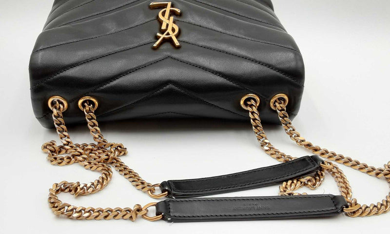 Yves Saint Laurent Black Quilted Leather Loulou Shoulder Bag Ebexzdu144030003924