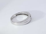 0.09 Cttw 10k White Gold 3.8 Grams Wedding Band Size 10 Aa0725lrzsa