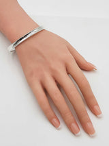 Tiffany & Co. 1837 Bangle Bracelet In Silver 33.8 Grams 7.5 Inch Fw0226lrzdu