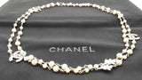 Chanel Long Pearl Sautoir Necklace Crystal Inlaid Cc Logos 63 In Sd0526czxdu