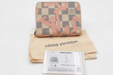 Louis Vuitton Damier Azur Tahitienne Zippy Coin Purse Wallet Eb0626lcrdu
