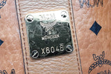Mcm Liz Reversible Visetos Cognac Tote Bag Eb0526wxzsa