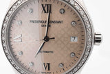 Frederique Constant 36mm Automatic Watch With Diamond Bezel Eb0525rzxsa