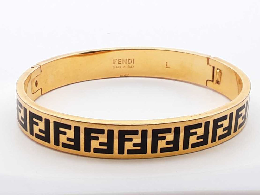 Fendi Ff Forever Fendi Gold-tone Bangle Bracelet Fw0125lrzdu – Max