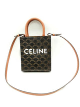 Celine Vertical Cabas Tote Bag In Triomphe Canvas Eb0924rxzsa