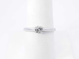 0.34 Cttw Diamond & 14k Gold Solitaire Engagement Ring 2.1g Size 8 Fw0925lixdu