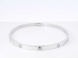 Cartier Love Bracelet In 18k White Gold Size 20 (L) 23.7 Grams Fw1225worxdu