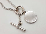 Hermes Amulettes Ex- Libris 0.925 Silver 16.1g Pendant Chain 16 In Do0525owxde