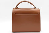 Yves Saint Laurent Brown Leather Cassandra Top Handle Bag Eb0426cxzde