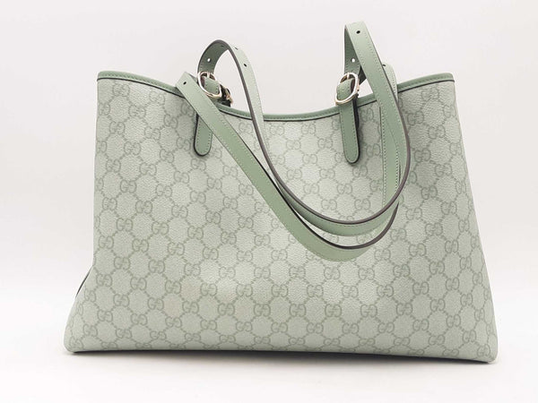 Gucci Gg Emblem Sage Green Tote Bag Sd0725llzxsa