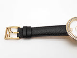 Fendi My Way White Dial Black Leather Band Steel Quartz Watch Do0825wxzde