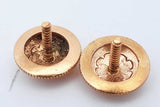 22k Yellow Gold 1.68cttw Diamond Flower Cufflinks 7.2 Grams Eb1125lrxzde