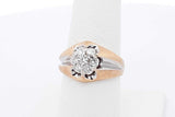 0.29ctw Diamond Ring In 14k Yellow Gold 5.5 Grams Size 7 Eb0126wxzsa