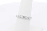 0.50cttw Diamond Ring In 18k White Gold 4.1 Grams Size 6.5 Eb0925wxzsa