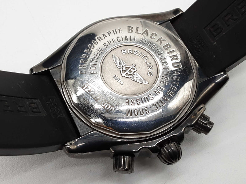 Breitling M44359 44 Blackbird Chronographe Steel Automatic Watch Do1224wxzxde